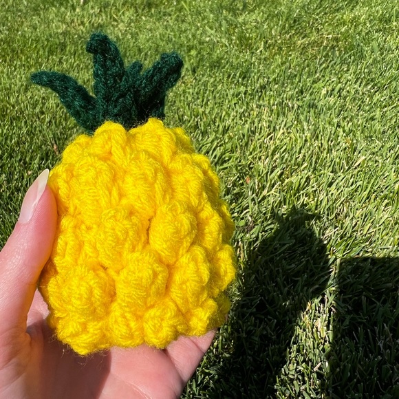 Hand Small Pineapple Desk Decor Plushie! - Picture 9 of 10
